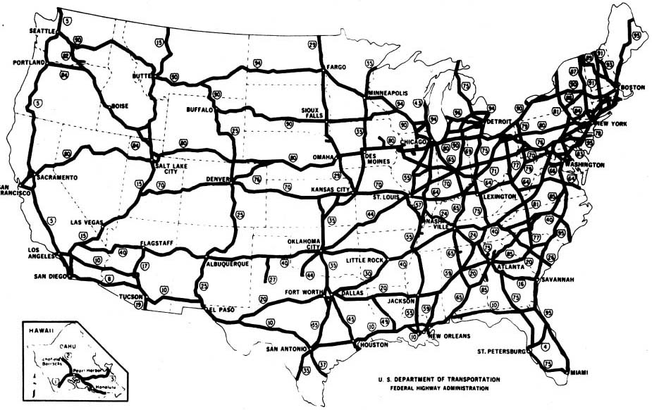 Interstates in 1996